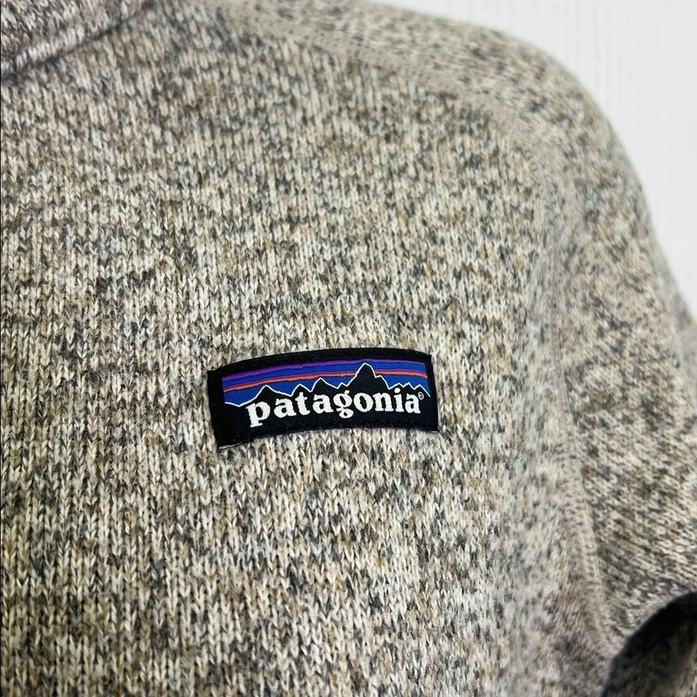 Patagonia - Better Sweater Quarter Zip Quarter Natural Beige Pullover Size XS